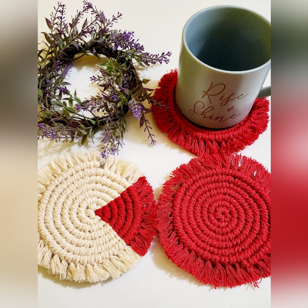 Macrame Coasters - Picture 5 of 8